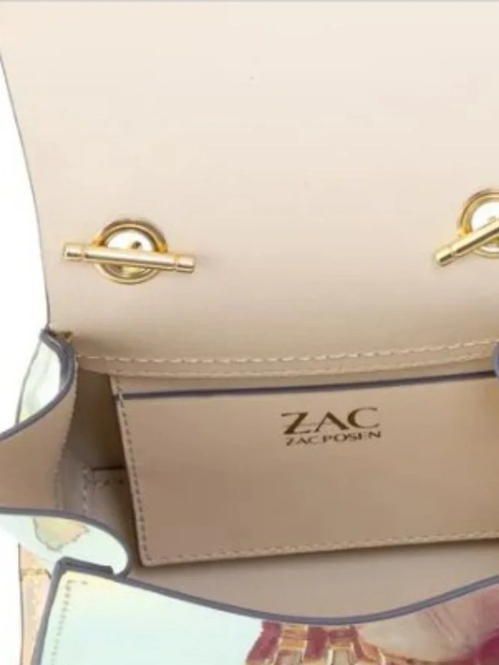 Zac Posen- Eartha Mini Chain Crossbody Bag (Iridescent π€) - Picture 5 of 7